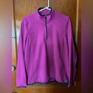 LL Bean 1/4 zip fleece sixe XL